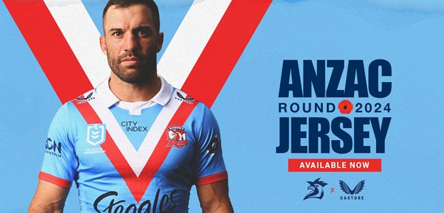 Roosters Release 2024 ANZAC Round Jersey and Cap!