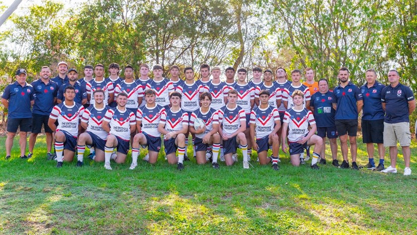 The 2023 Central Coast Roosters Harold Matthews Cup Team.