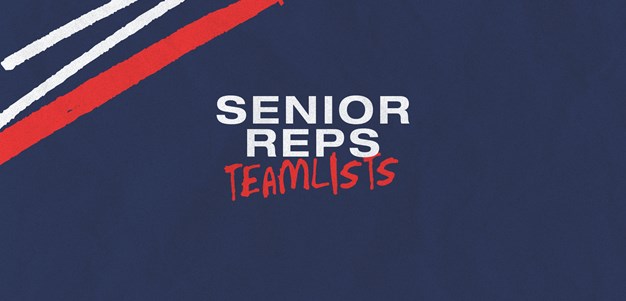 Senior Representative Teamlists: Jersey Flegg Washout Match