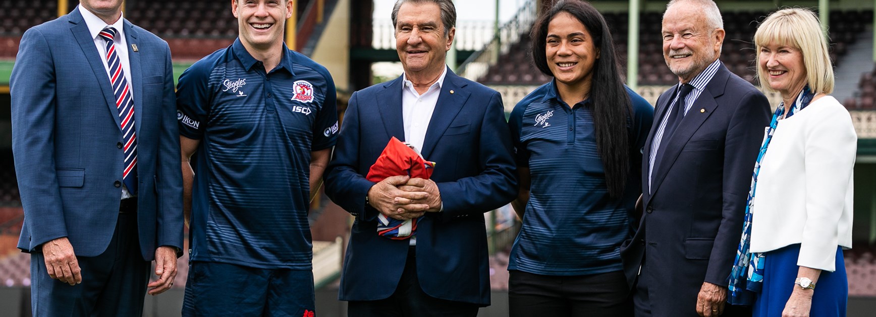 The Sydney Roosters sign a landmark agreement with the SCG Trust.