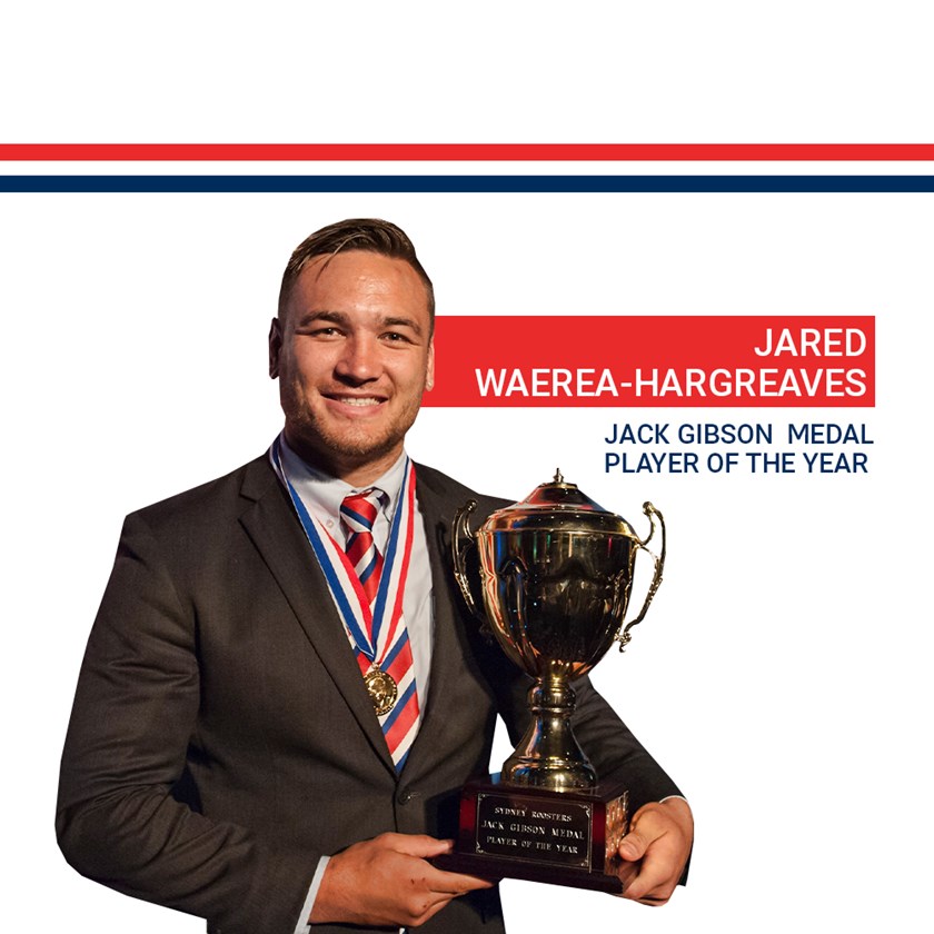 23-year-old Waerea-Hargreaves takes home the 2012 Jack Gibson Medal after an incredible season.