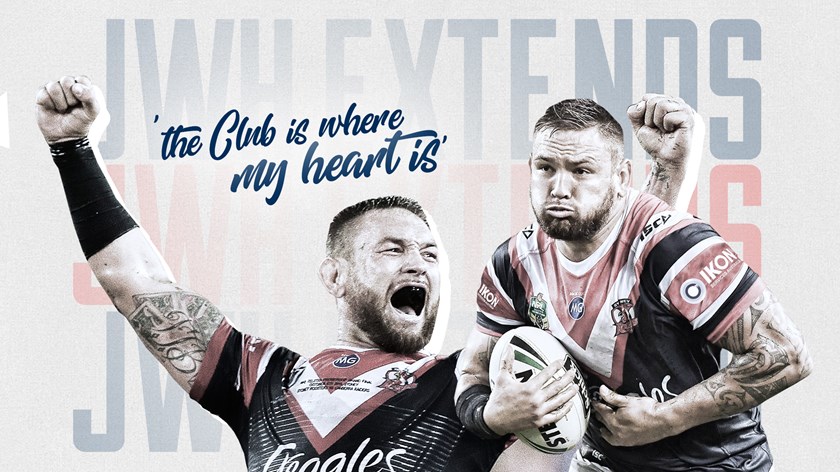 Home Is Where The Heart Is: JWH extended in late 2019, coming off his third Premiership victory with the Tricolours. 