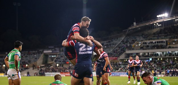 Match Highlights | Raiders v Roosters – Round 14