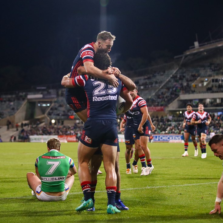 Match Highlights | Raiders v Roosters – Round 14