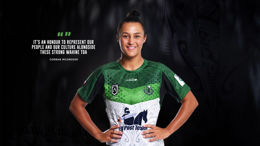 Corban McGregor is one of eleven Roosters representatives in this year's Women's Indigenous All Stars clash. 