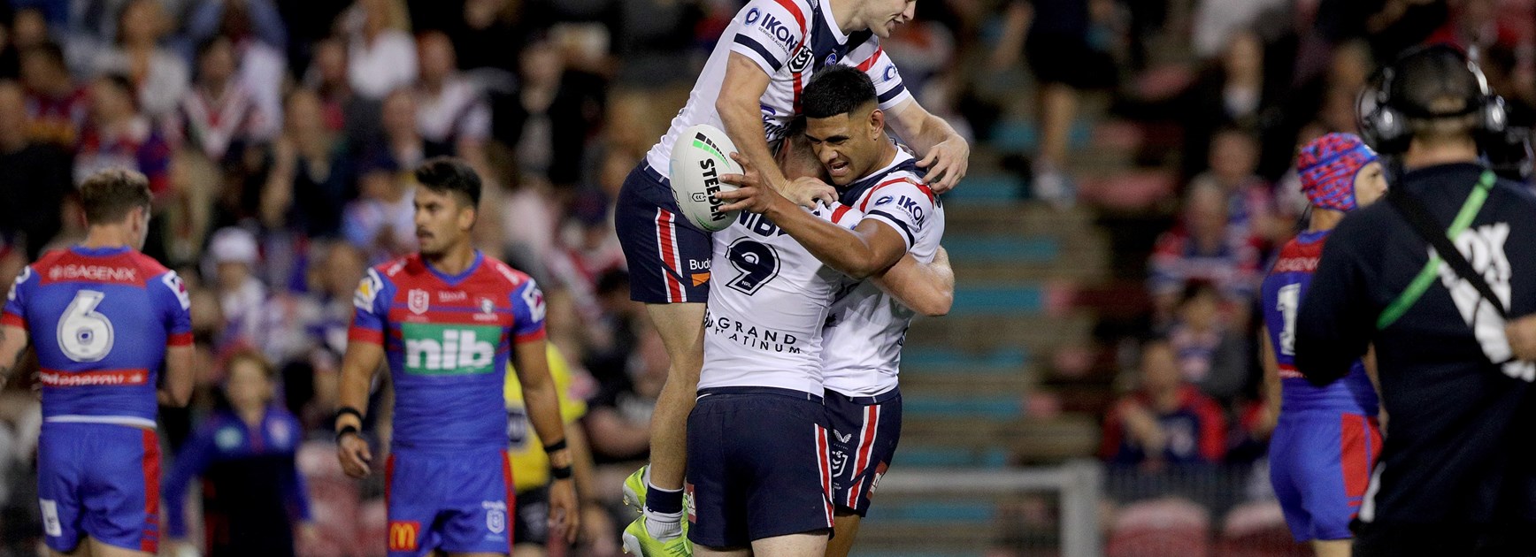 First Half Blitz Sets Up Victory In Newcastle for Red-Hot Roosters