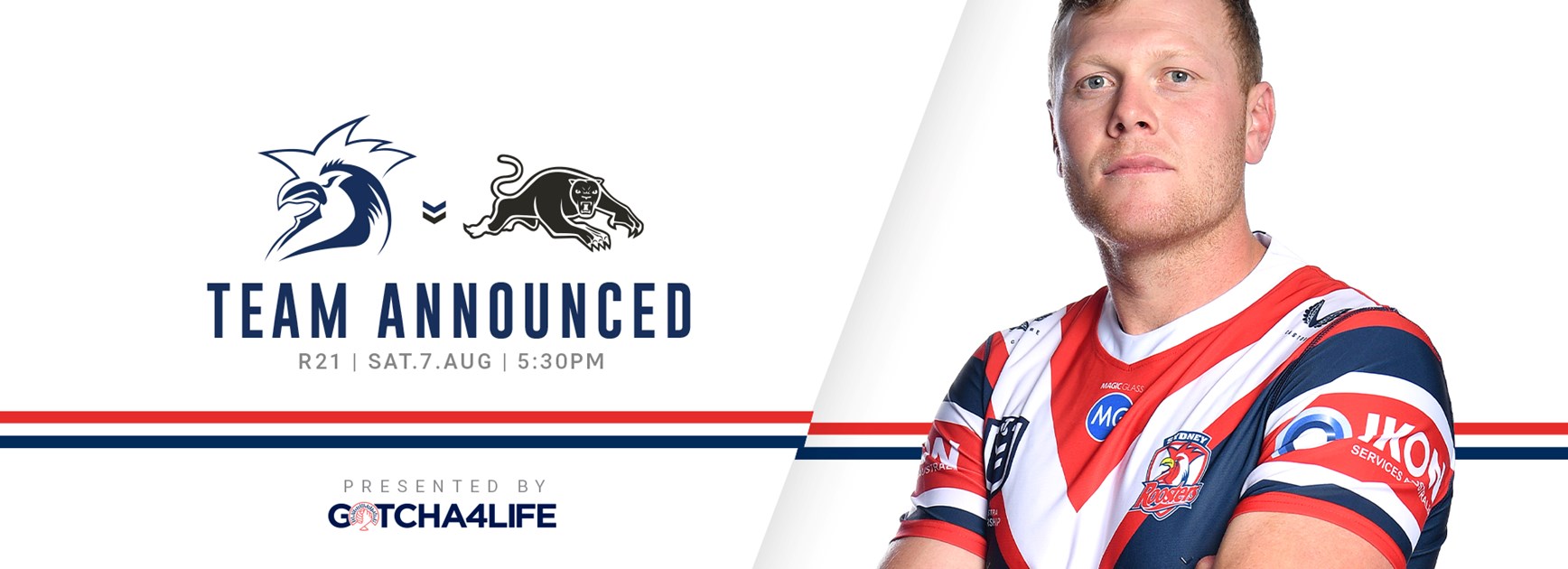 24 HOUR UPDATE: Line Up for Round 21 vs Panthers Announced
