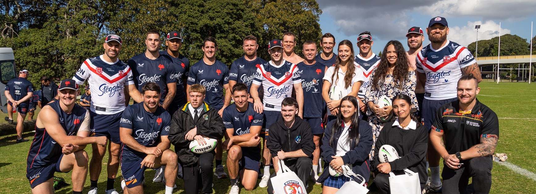 Sydney Roosters Partner with School to Work Students to Launch Indigenous Training Shirt