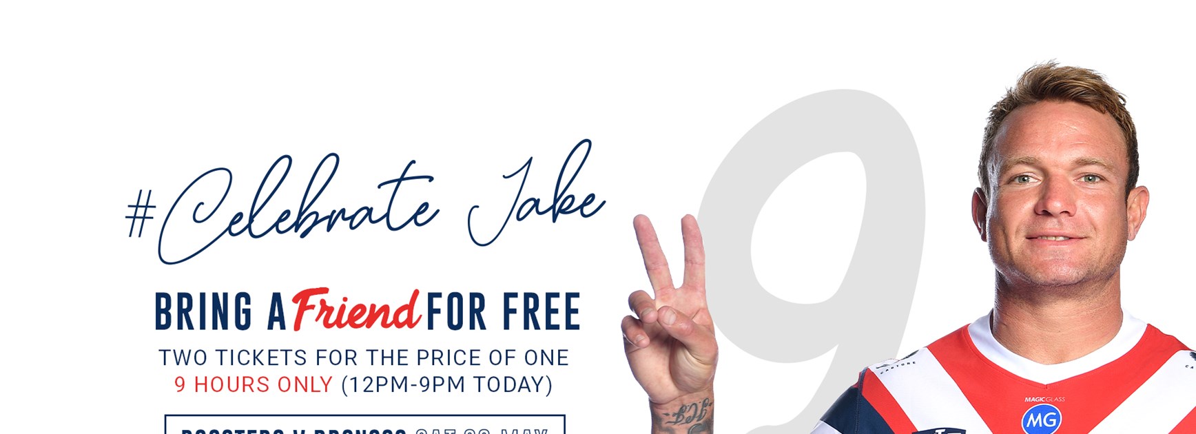 Bring a Friend Free to Celebrate Jake!