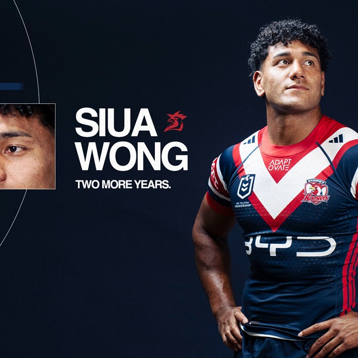 Siua Wong pens two-year extension with Roosters