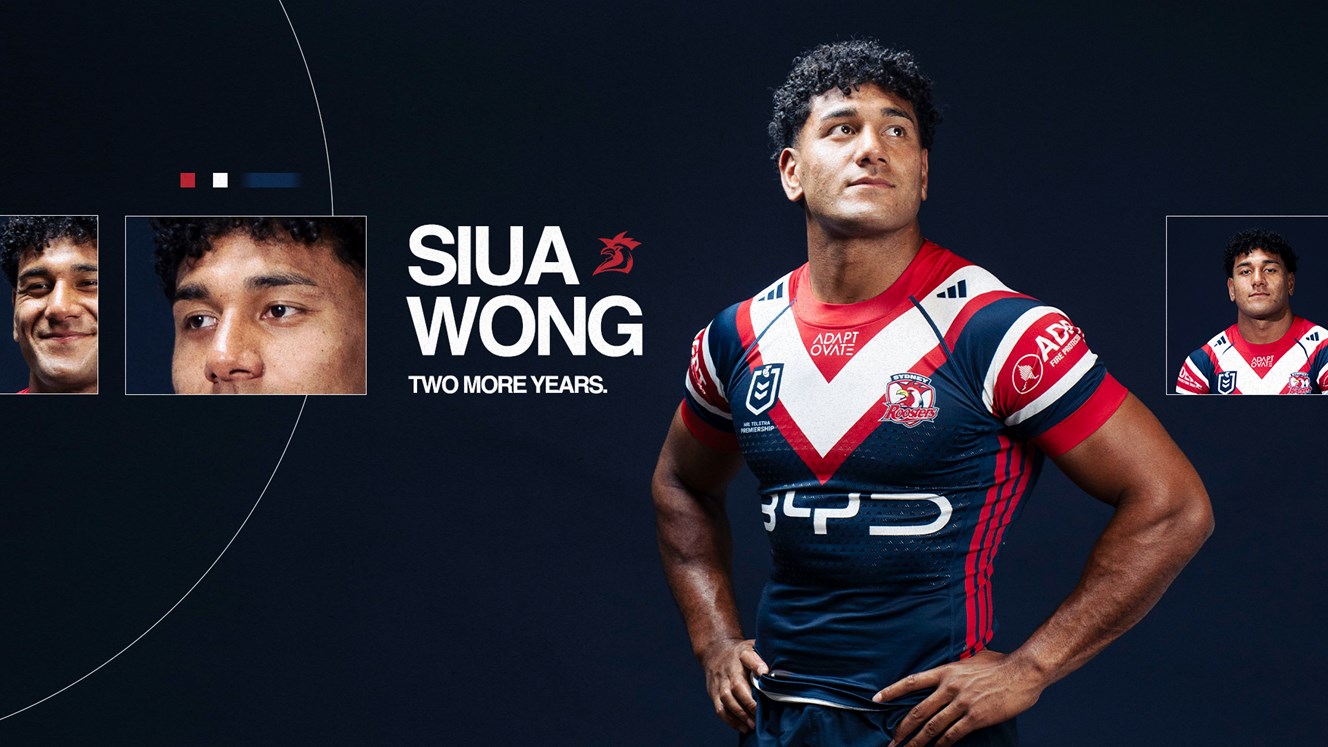 Siua Wong pens two-year extension with Roosters