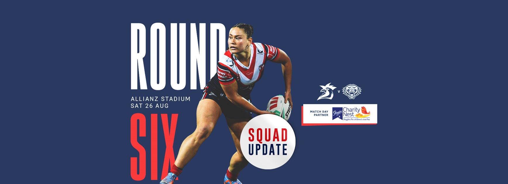 Squad Update: Round 6 vs Tigers
