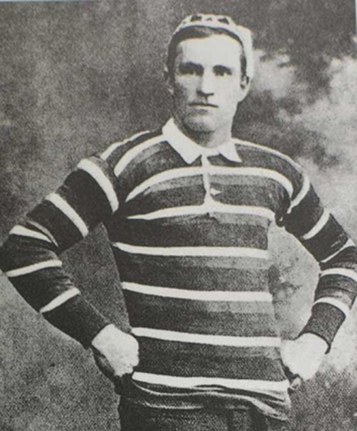 Original Superstar: Herbert Henry 'Dally' Messenger, in his Tricolours kit. Dally M was regarded as the code's first superstar in Australia, guiding Easts to three consecutive Premierships between 1911-13. 