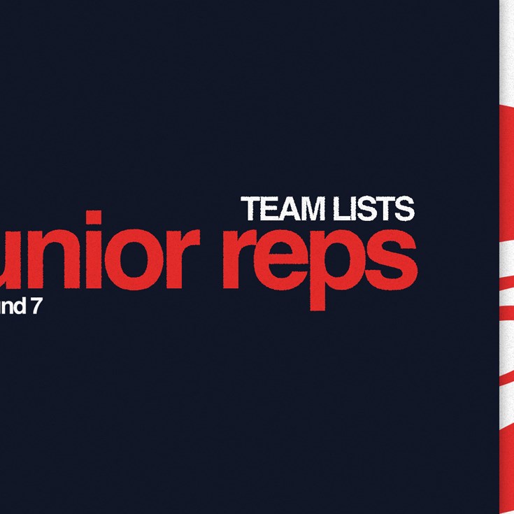 JUNIOR REPRESENTATIVES TEAMLISTS – Saturday, 22nd March, 2025
