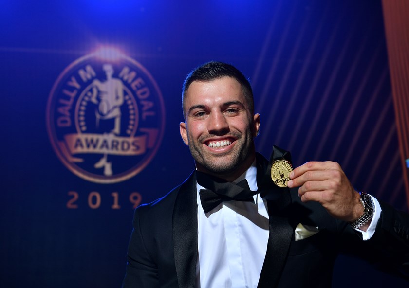 Best and Fairest: Fullback James Tedesco was awarded the Dally M Medal in 2019. 