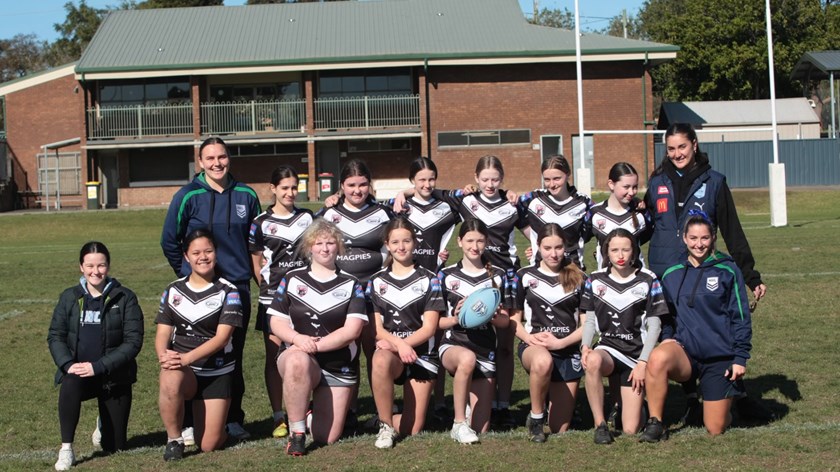 Mentor: Olivia Kernick has thrown herself into her local community as a mentor for young female Rugby League players. 