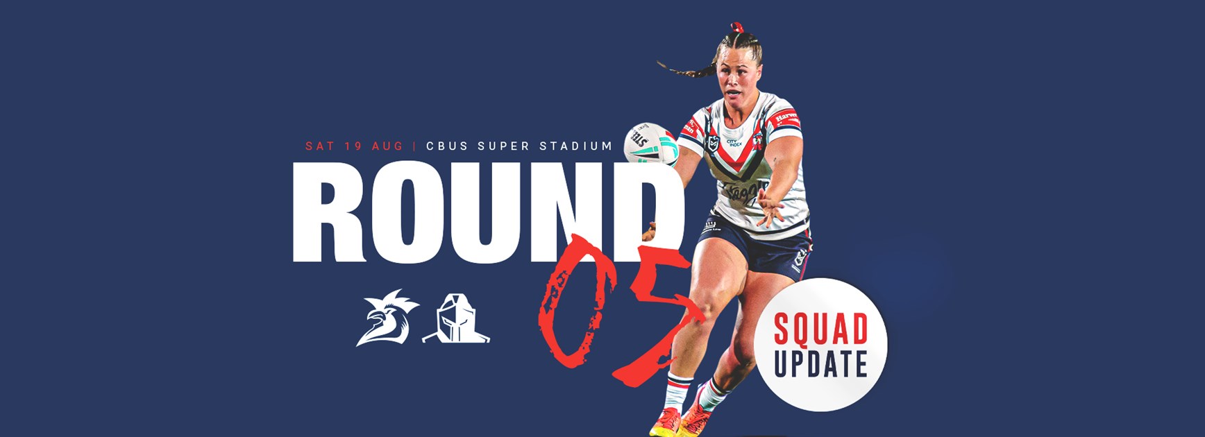 NRLW Squad Update: Round 5 vs Titans
