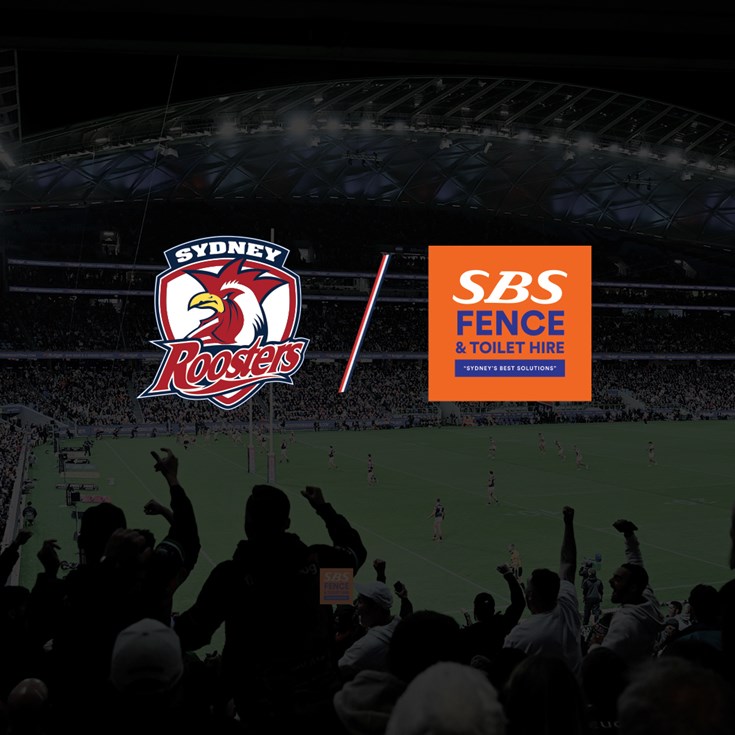 SBS Fence & Toilet Hire Partner with Sydney Roosters for Ninth Consecutive Year