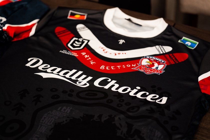 The Roosters Deadly Choices jerseys will now be available as an incentive for any Indigenous person who undertakes a 715 health check at a participating community-controlled health clinic throughout Australia.