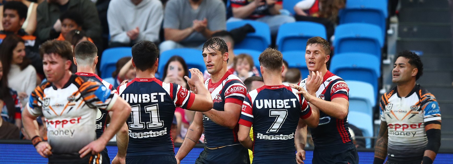 As it happened: Tigers rattle Roosters; Sharks in comeback win