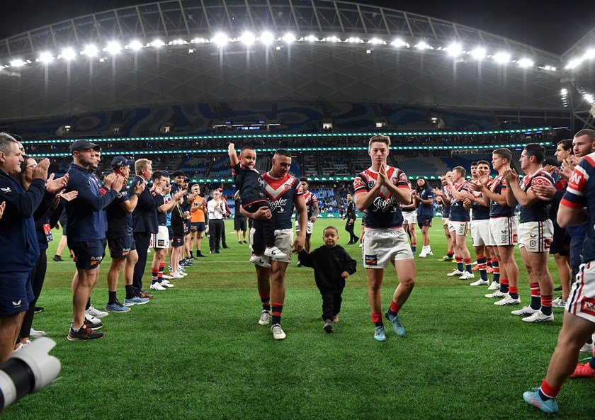 Departing Legends: Siosiua Taukeiaho (left) and Sam Verrills (right) both finish their tenures at the Club as Premiership winners. 