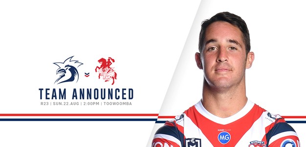 24 HOUR UPDATE: Line Up for Round 23 vs Dragons Announced
