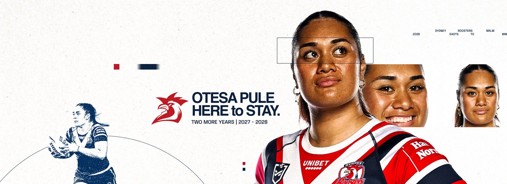 Roosters extend Otesa Pule through to 2028
