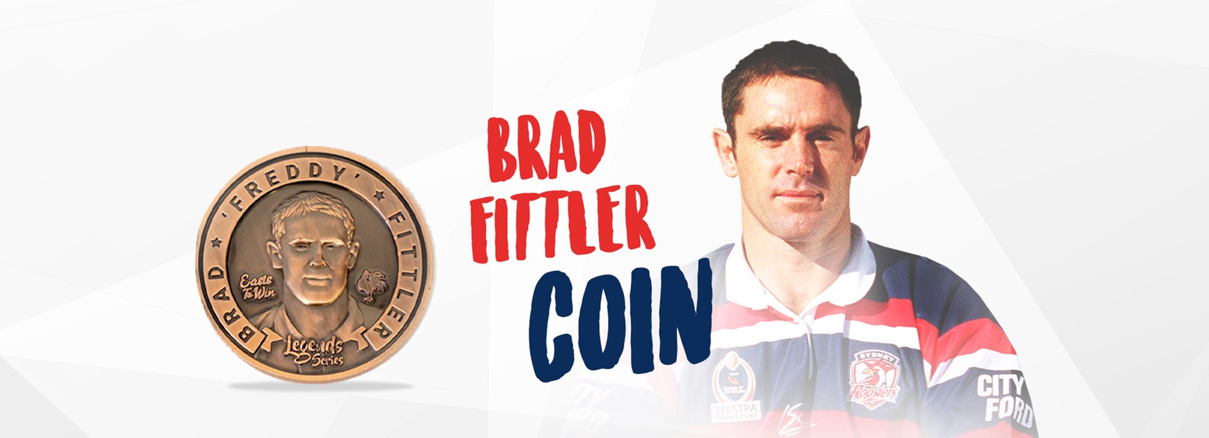 Extended! Call Yourself a Rooster and Receive Legends Series Brad Fittler Coin