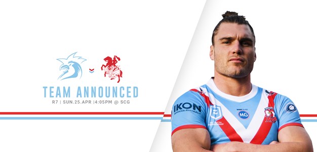 UPDATE: Line up for Round 7 Anzac Day Cup vs Dragons Announced