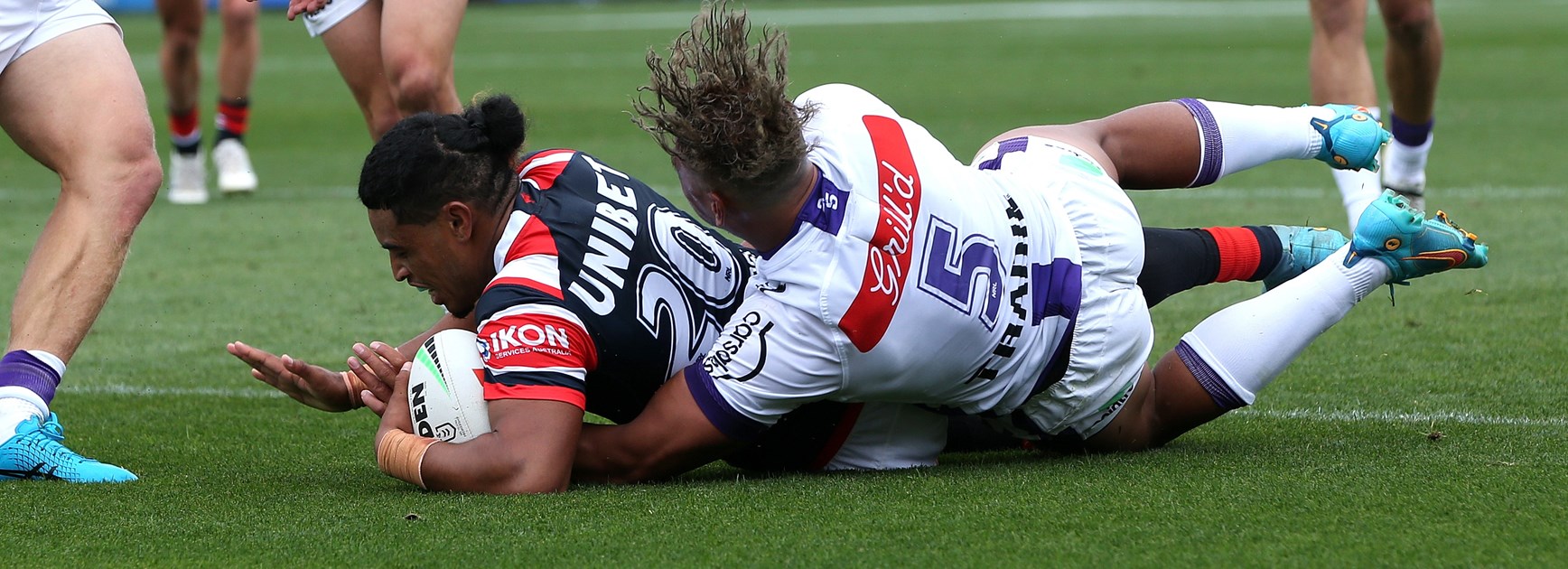 Roosters Roll Storm in Pre-Season Challenge