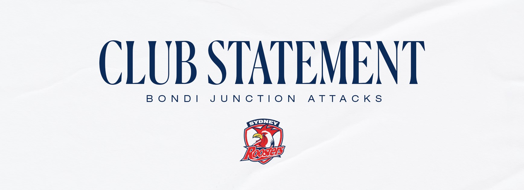 Statement on Bondi Junction Attacks