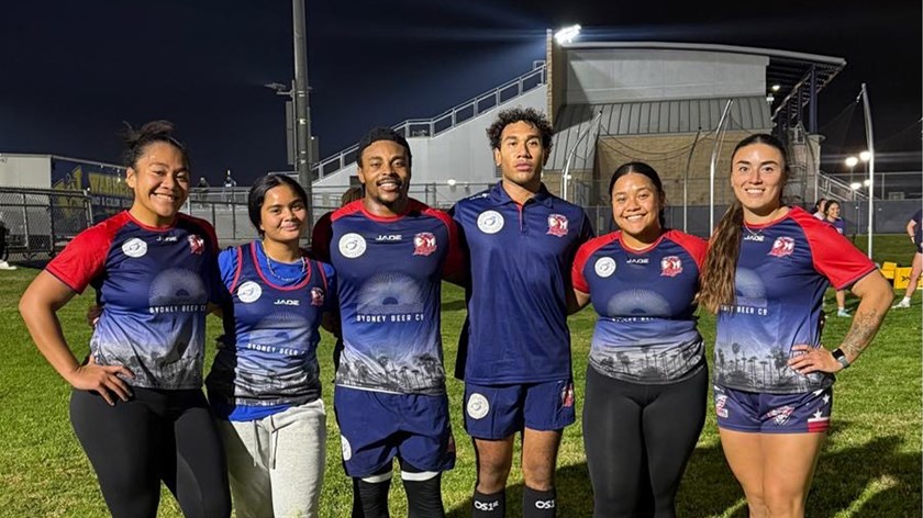 Left To Right: Maiah Alofaituli, Sydney-Rae Pua, Shingy Hilanguyo, Esteban Tupuola, Afi Tone, Terree Okabe