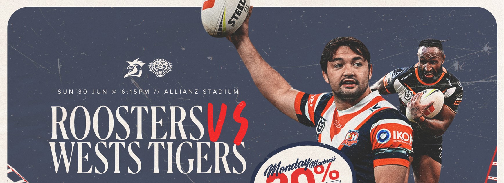 Get 20% Off All Round 17 Tickets with Monday Madness!