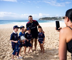 Roosters embrace Bondi community
