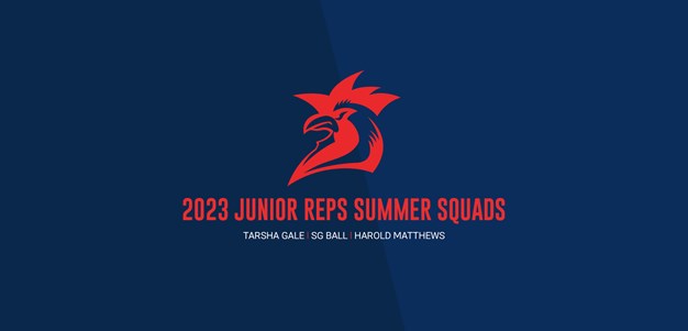 2023 Junior Representative Summer Squads Announced