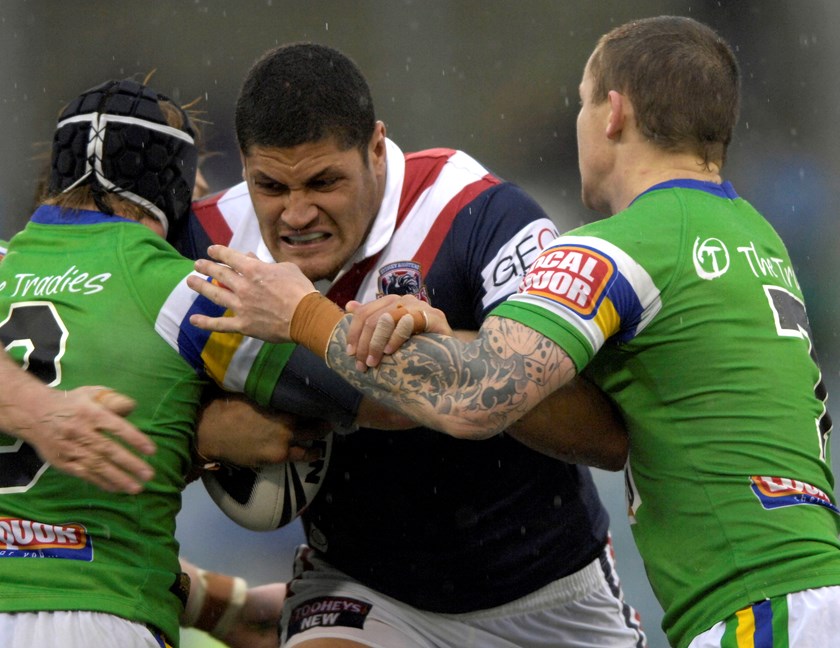 Enforcer: Willie Mason was a big-name signing in 2008, helping the Roosters reach the finals for the first time since 2004. 