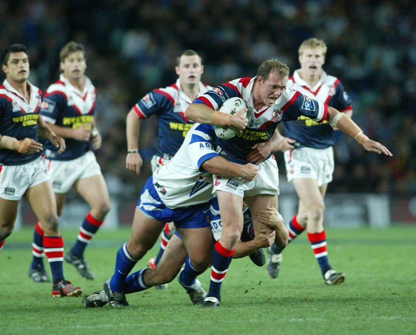 What a Year: Craig Fitzgibbon had one of the great years in 2003 - he claimed man of the match honours in the World Club Challenge victory, made his State of Origin debut and helped the Roosters to a second consecutive Grand Final. 