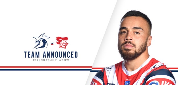 24 HOUR UPDATE: Line Up for Round 19 vs Knights Announced