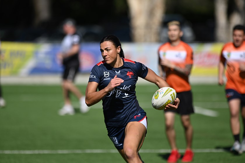NRLW prop Millie Boyle steps up to help out a team who are short on numbers.