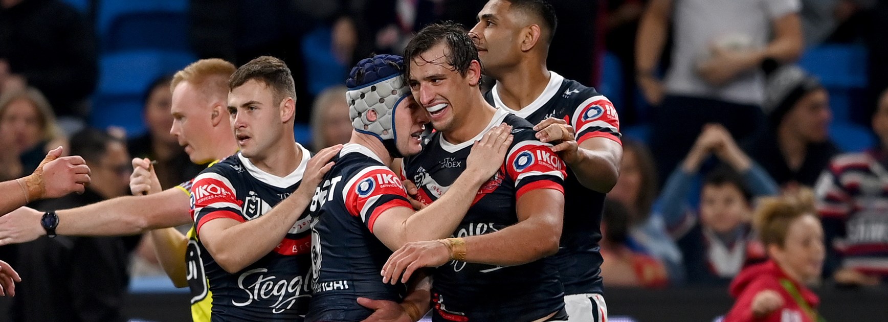 'We've just got to keep winning': Roosters grand final vow for brave Billy