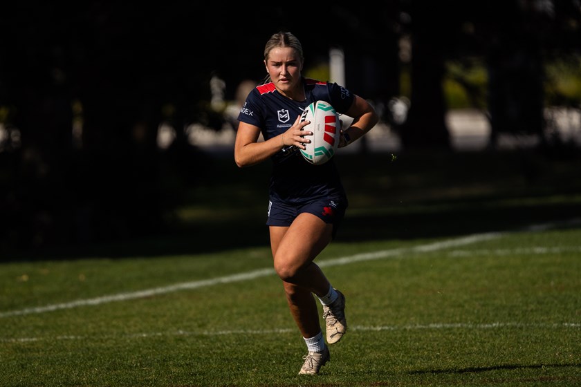 Lily Rogan is embracing the opportunities that come with featuring in the Roosters NRLW Top 24. 