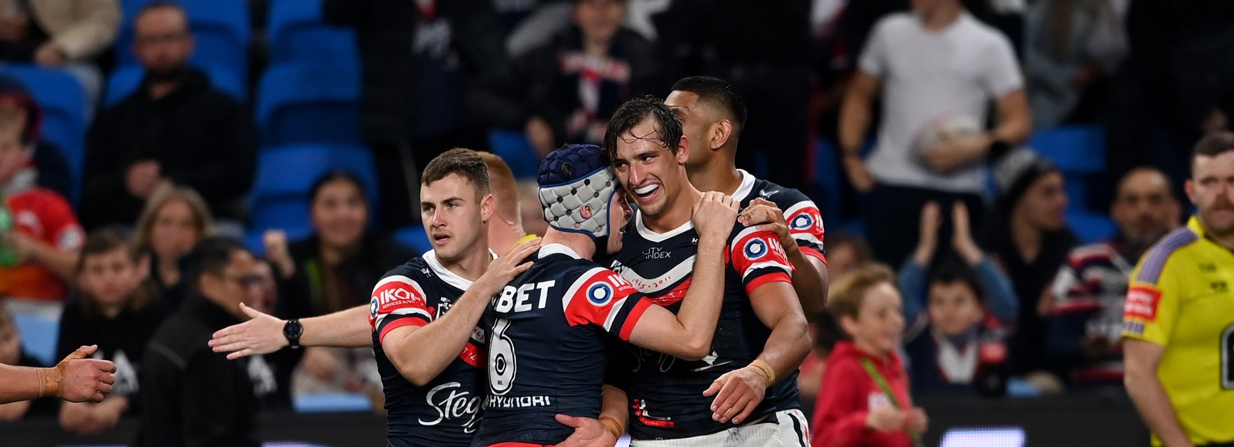 Roosters Dazzle to Down Dolphins In Keary's 200th