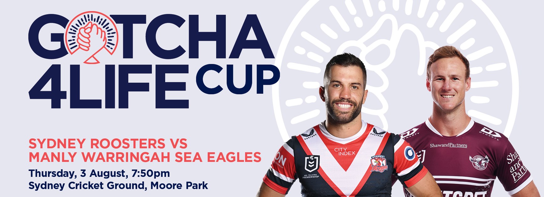 Roosters and Sea Eagles to go head-to-head at Gotcha4Life Cup