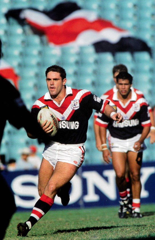 Star Signing: Brad Fittler arrived at the Club as Australian Test Captain in 1996 and made an immediate impact, playing a significant role in the early season win against the Bulldogs. 