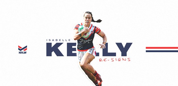 Isabelle Kelly re-commits to Roosters