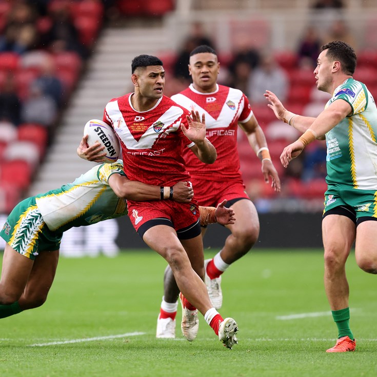 RLWC 2021 Highlights: Tonga vs Cook Islands