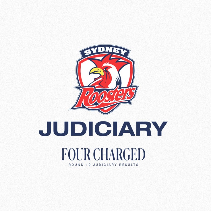 Round 10 Judiciary Update: Four Charged