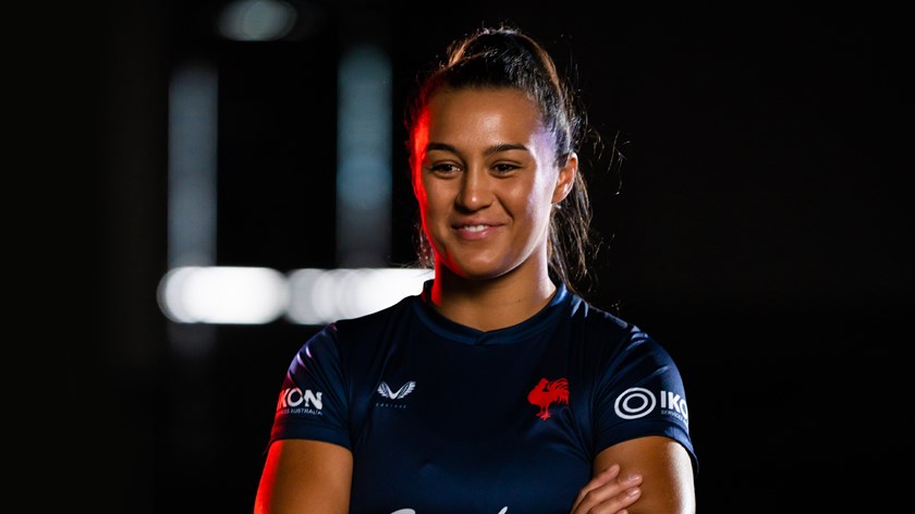 Proud Captain: Sydney Roosters NRLW Captain Corban Baxter has entrenched herself within the Club both on and off the field. 