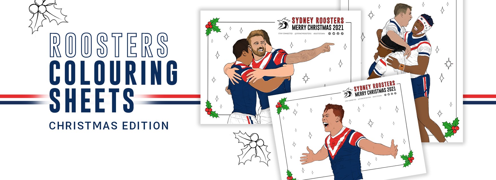 Colour in Your Roosters Favourites this Christmas!