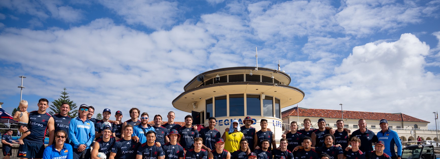 Roosters Return to Bondi Beach to Support Community